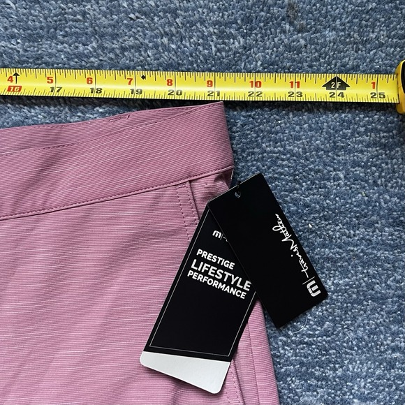TravisMathew‎ Men's Prestige Performance Shorts Size 42 Pink Stretch Golf NWT - Picture 6 of 8